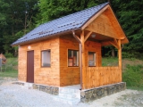 Cabana pe structura de lemn 1