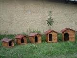 Produse din lemn pentru amenajari exterioare - cusca pentru caine 1