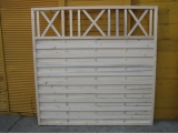 Produse din lemn pentru amenajari exterioare - panou de gard 1